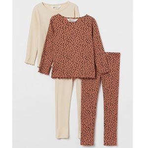 H&M 2 Ribbed Set